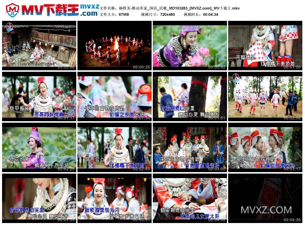 杨胜美-舞动革家_国语_民歌_MD103283